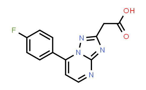 2-[7-(4-Fluorophenyl)-[1,2,4]triazolo[1,5-a]pyrimidin-2-yl]acetic acid