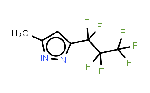 3(5)-Heptafluoropropyl-5(3)-methylpyrazole