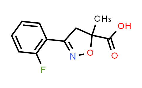 3-(2-Fluorophenyl)-5-methyl-4H-isoxazole-5-carboxylic acid