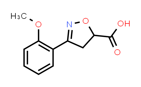 3-(2-Methoxyphenyl)-4,5-dihydroisoxazole-5-carboxylic acid
