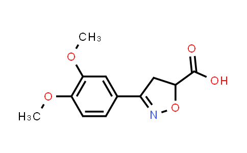 3-(3,4-Dimethoxyphenyl)-4,5-dihydroisoxazole-5-carboxylic acid