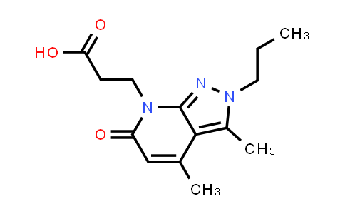 3-(3,4-Dimethyl-6-oxo-2-propyl-2,6-dihydro-7H-pyrazolo[3,4-b]pyridin-7-yl)propanoic acid