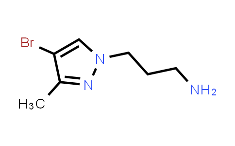 3-(4-bromo-3-methyl-pyrazol-1-yl)propan-1-amine