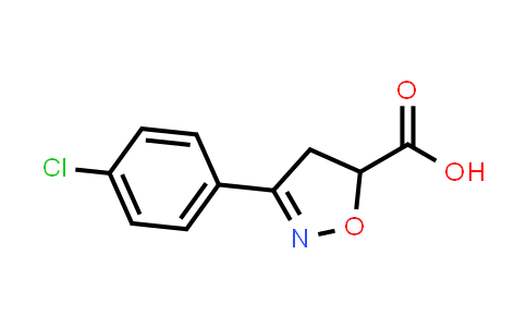 3-(4-Chlorophenyl)-4,5-dihydroisoxazole-5-carboxylic acid