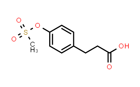 3-(4-methylsulfonyloxyphenyl)propanoic acid