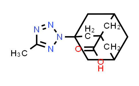 3-(5-Methyl-2H-tetraazol-2-yl)adamantane-1-carboxylic acid