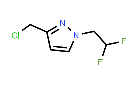 3-(chloromethyl)-1-(2,2-difluoroethyl)pyrazole