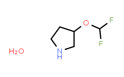 3-(Difluoromethoxy)pyrrolidine monohydrate