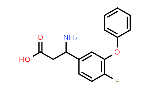3-Amino-3-(4-fluoro-3-phenoxy-phenyl)propanoic acid