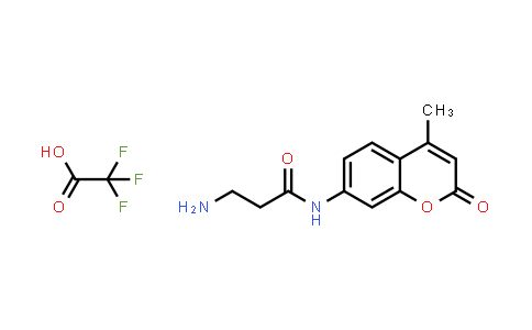 3-Amino-N-(4-methyl-2-oxo-chromen-7-yl)propanamide; 2,2,2-trifluoroacetic acid