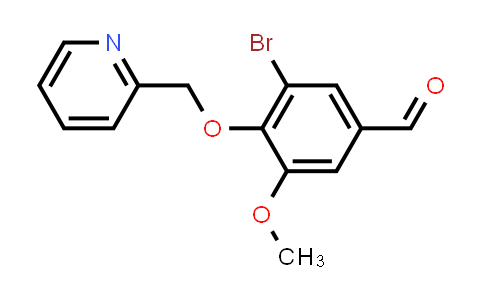 3-Bromo-5-methoxy-4-(2-pyridylmethoxy)benzaldehyde