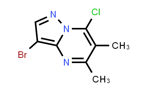 3-bromo-7-chloro-5,6-dimethyl-pyrazolo[1,5-a]pyrimidine