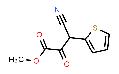 3-Cyano-2-oxo-3-thiophen-2-yl-propionic acid methyl ester