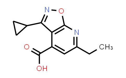 3-Cyclopropyl-6-ethyl-isoxazolo[5,4-b]pyridine-4-carboxylic acid