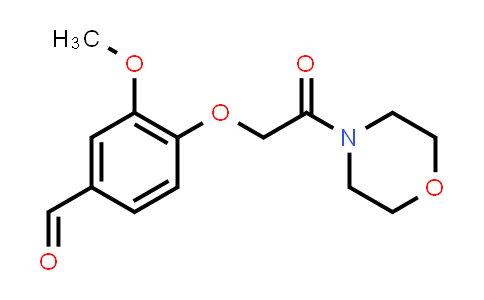 3-Methoxy-4-(2-morpholino-2-oxo-ethoxy)benzaldehyde