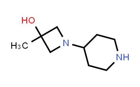 3-methyl-1-(4-piperidyl)azetidin-3-ol