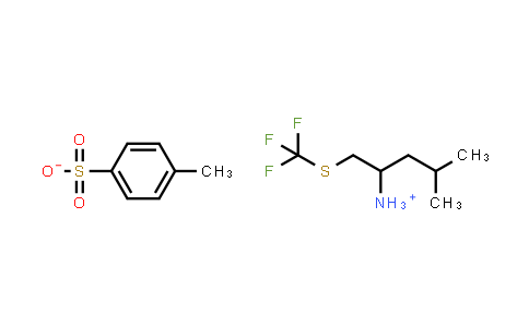3-Methyl-1-trifluoromethylsulfanylmethyl-butylammonium tosylate