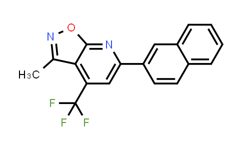 3-methyl-6-(2-naphthyl)-4-(trifluoromethyl)isoxazolo[5,4-b]pyridine