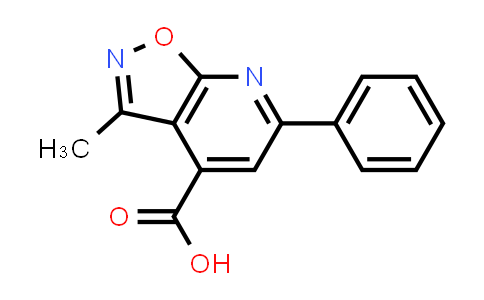 3-Methyl-6-phenyl-isoxazolo[5,4-b]pyridine-4-carboxylic acid