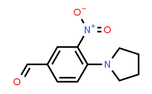 3-nitro-4-pyrrolidin-1-yl-benzaldehyde