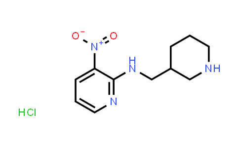 3-nitro-N-(3-piperidylmethyl)pyridin-2-amine hydrochloride