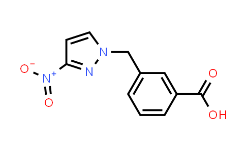 3-[(3-Nitro-1H-pyrazol-1-yl)methyl]benzoic acid