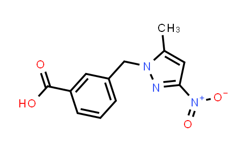 3-[(5-Methyl-3-nitro-pyrazol-1-yl)methyl]benzoic acid