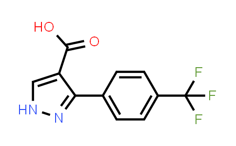3-[4-(trifluoromethyl)phenyl]-1H-pyrazole-4-carboxylic acid