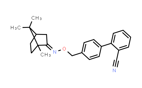 4'-(1,7,7-Trimethyl-bicyclo[2.2.1]hept-2-ylideneaminooxymethyl)-biphenyl-2-carbonitrile