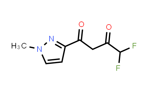 4,4-difluoro-1-(1-methylpyrazol-3-yl)butane-1,3-dione
