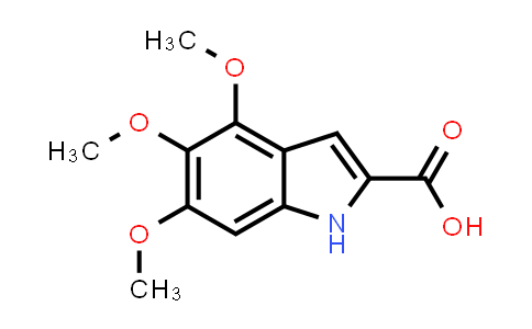 4,5,6-Trimethoxy-1H-indole-2-carboxylic acid