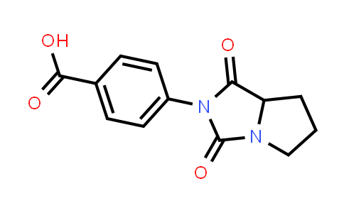4-(1,3-Dioxo-5,6,7,7a-tetrahydropyrrolo[1,2-c]imidazol-2-yl)benzoic acid