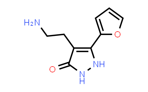 4-(2-Aminoethyl)-5-(2-furyl)-1,2-dihydropyrazol-3-one