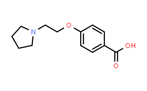 4-(2-pyrrolidin-1-ylethoxy)benzoic acid