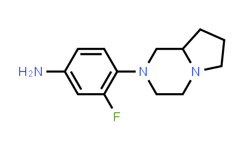 4-(3,4,6,7,8,8a-hexahydro-1H-pyrrolo[1,2-a]pyrazin-2-yl)-3-fluoro-aniline