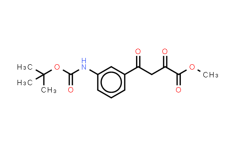 4-(3-Boc-Amino-phenyl)-2,4-dioxo-butyric acid methyl ester