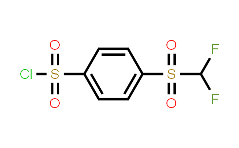 4-(difluoromethylsulfonyl)benzenesulfonyl chloride