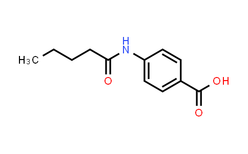 4-(Pentanoylamino)benzoic acid
