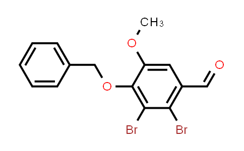 4-benzyloxy-2,3-dibromo-5-methoxy-benzaldehyde