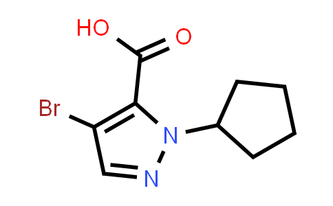 4-Bromo-1-cyclopentyl-1H-pyrazole-5-carboxylic acid