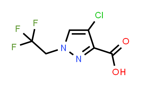 4-Chloro-1-(2,2,2-trifluoroethyl)pyrazole-3-carboxylic acid