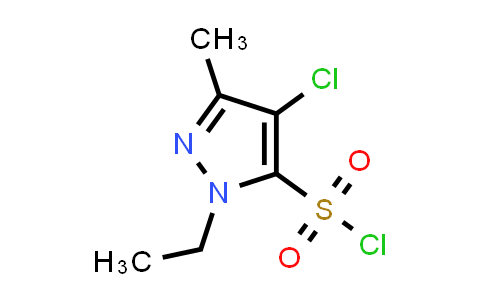 4-chloro-2-ethyl-5-methyl-pyrazole-3-sulfonyl chloride