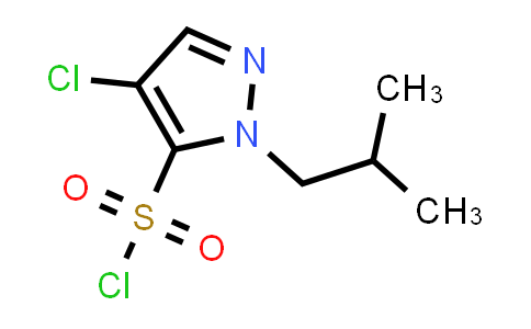 4-chloro-2-isobutyl-pyrazole-3-sulfonyl chloride