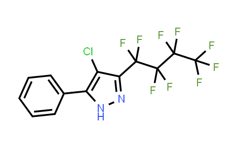 4-chloro-3-(1,1,2,2,3,3,4,4,4-nonafluorobutyl)-5-phenyl-1H-pyrazole