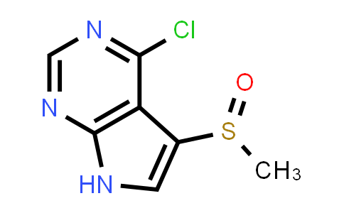 4-Chloro-5-methylsulfinyl-7H-pyrrolo[2,3-d]pyrimidine