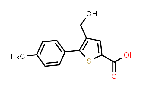 4-Ethyl-5-(4-methylphenyl)thiophene-2-carboxylic acid