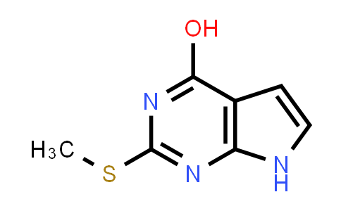 4-Hydroxy-2-(methylthio)-7H-pyrrolo[2,3-d]pyrimidine