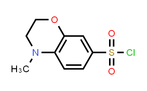 4-Methyl-2,3-dihydro-1,4-benzoxazine-7-sulfonyl chloride