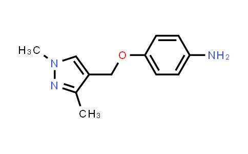 4-[(1,3-dimethylpyrazol-4-yl)methoxy]aniline