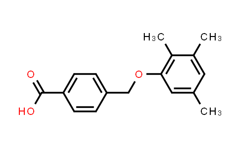 4-[(2,3,5-Trimethylphenoxy)methyl]benzoic acid